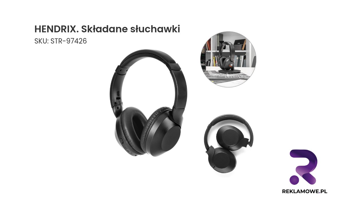 HENDRIX składane słuchawki w nowoczesnym stylu