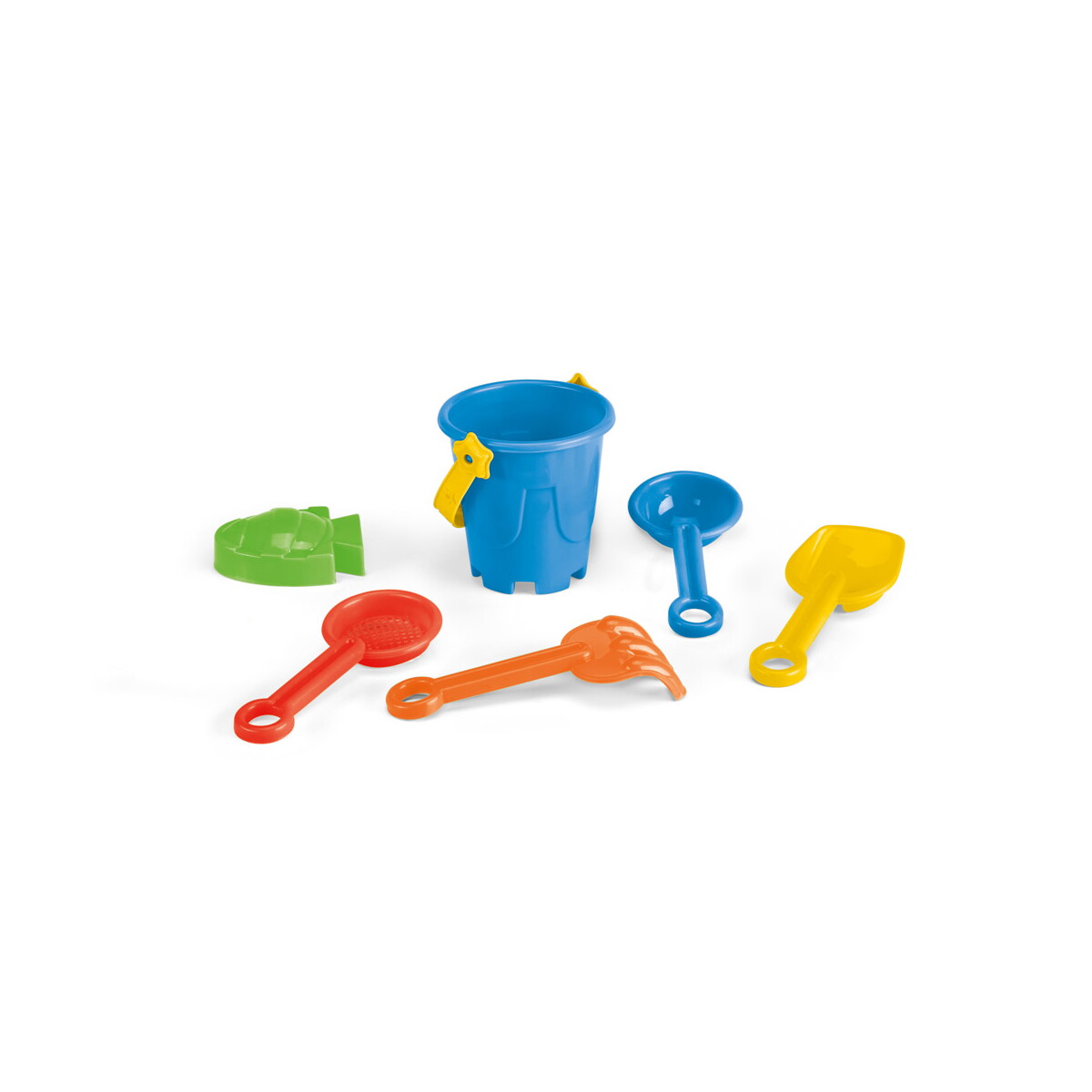 VALLARTA. Wiadro plażowe z PP z 5 akcesoriami 98161_set