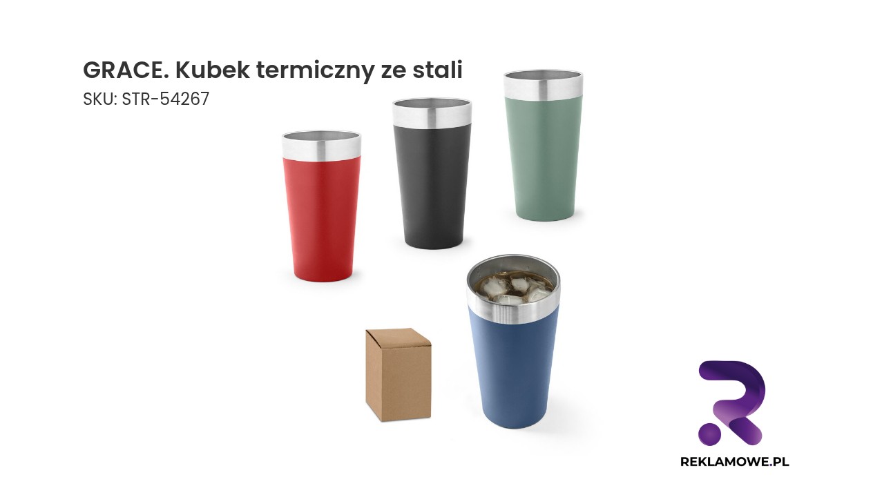 GRACE kubek termiczny ze stali nierdzewnej