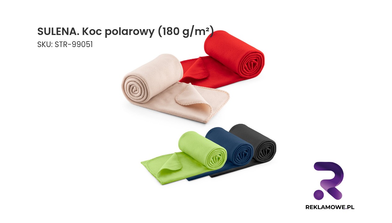 SULENA koc polarowy 180 g/m² - miękki i ciepły koc do domu i podróży